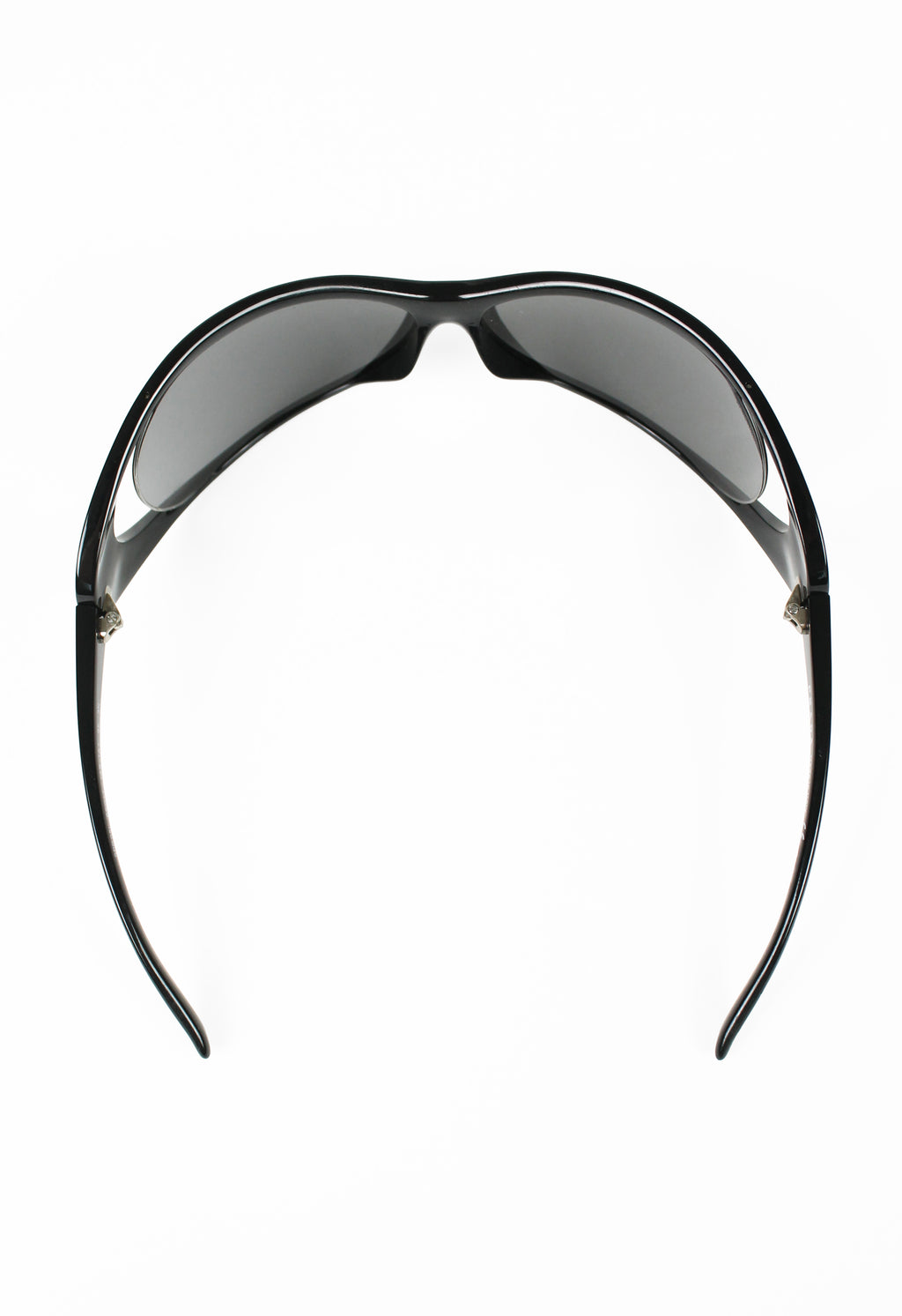 PRADA FW 2004 BLACK OVERSIZED EXTREME WRAPAROUND SUNGLASSES