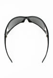 PRADA FW 2004 BLACK OVERSIZED EXTREME WRAPAROUND SUNGLASSES