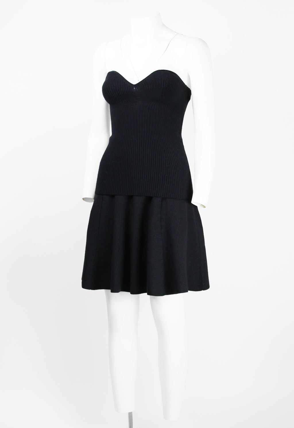PRADA FW 2006 KNITTED BODICE AND SKIRT SET