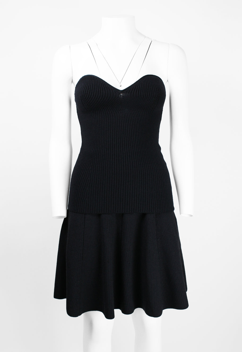 PRADA FW 2006 KNITTED BODICE AND SKIRT SET