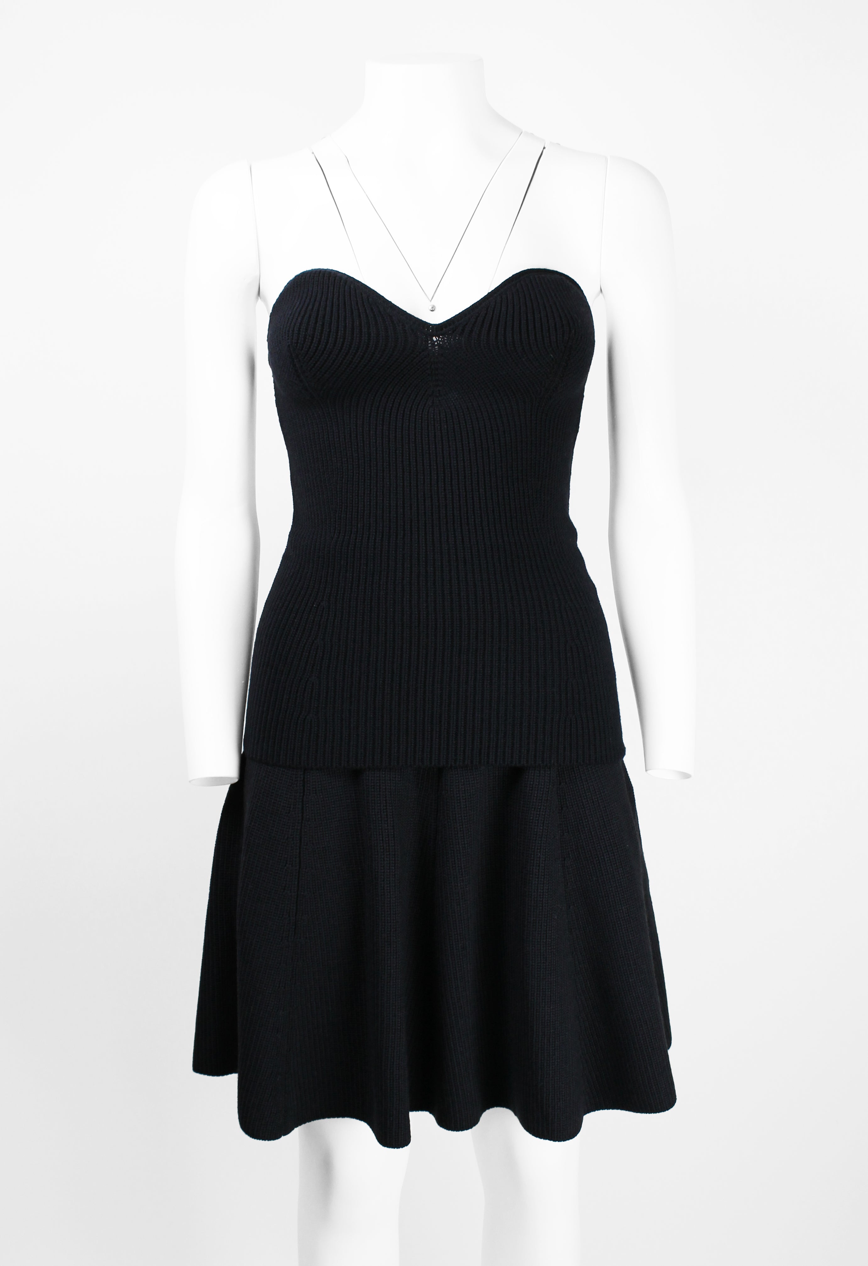 PRADA FW 2006 KNITTED BODICE AND SKIRT SET