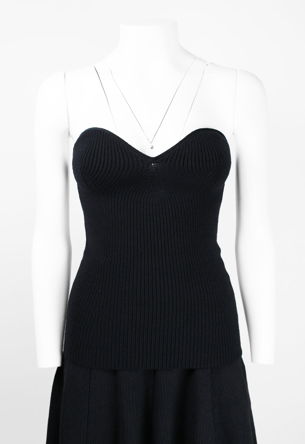 PRADA FW 2006 KNITTED BODICE AND SKIRT SET