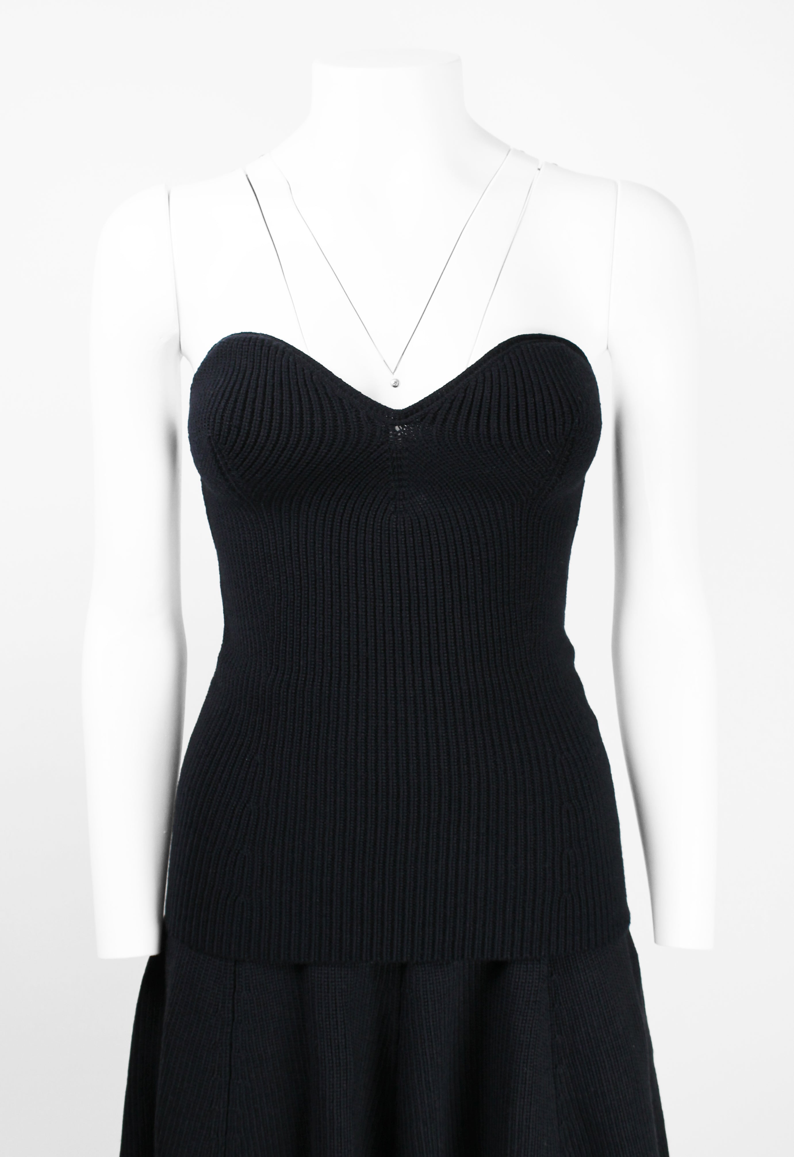 PRADA FW 2006 KNITTED BODICE AND SKIRT SET