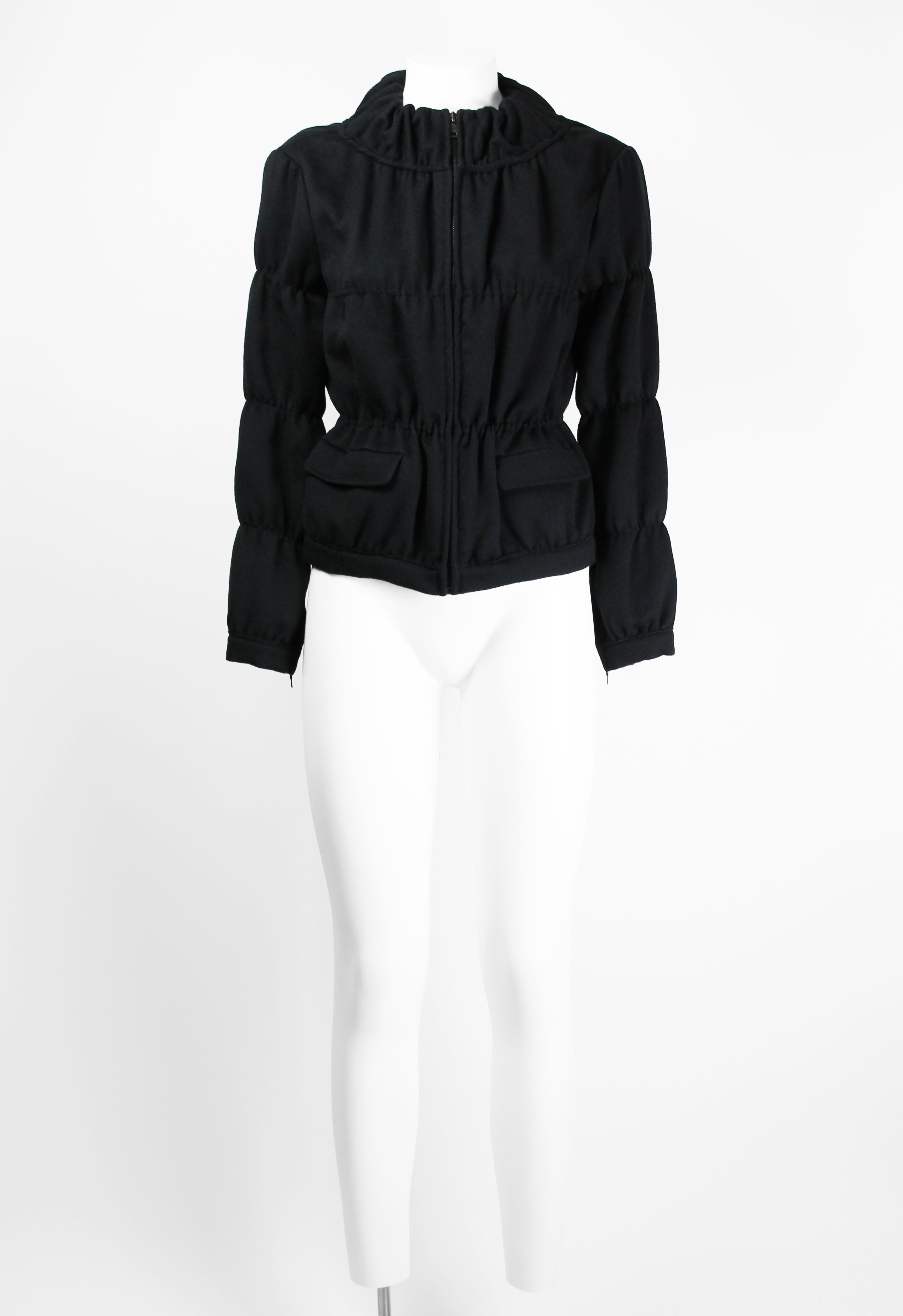 PRADA FW 2006 RUCHED WOOL JACKET