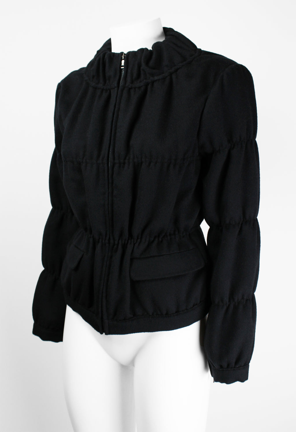 PRADA FW 2006 RUCHED WOOL JACKET