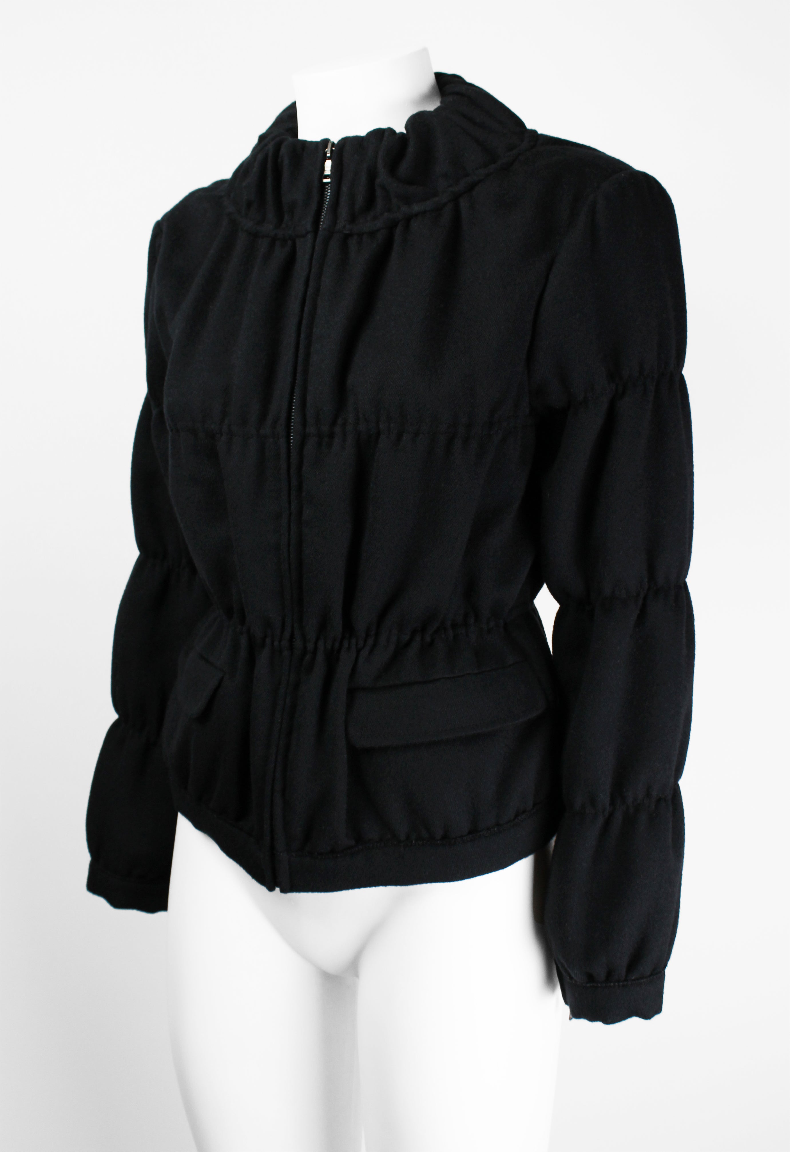 PRADA FW 2006 RUCHED WOOL JACKET