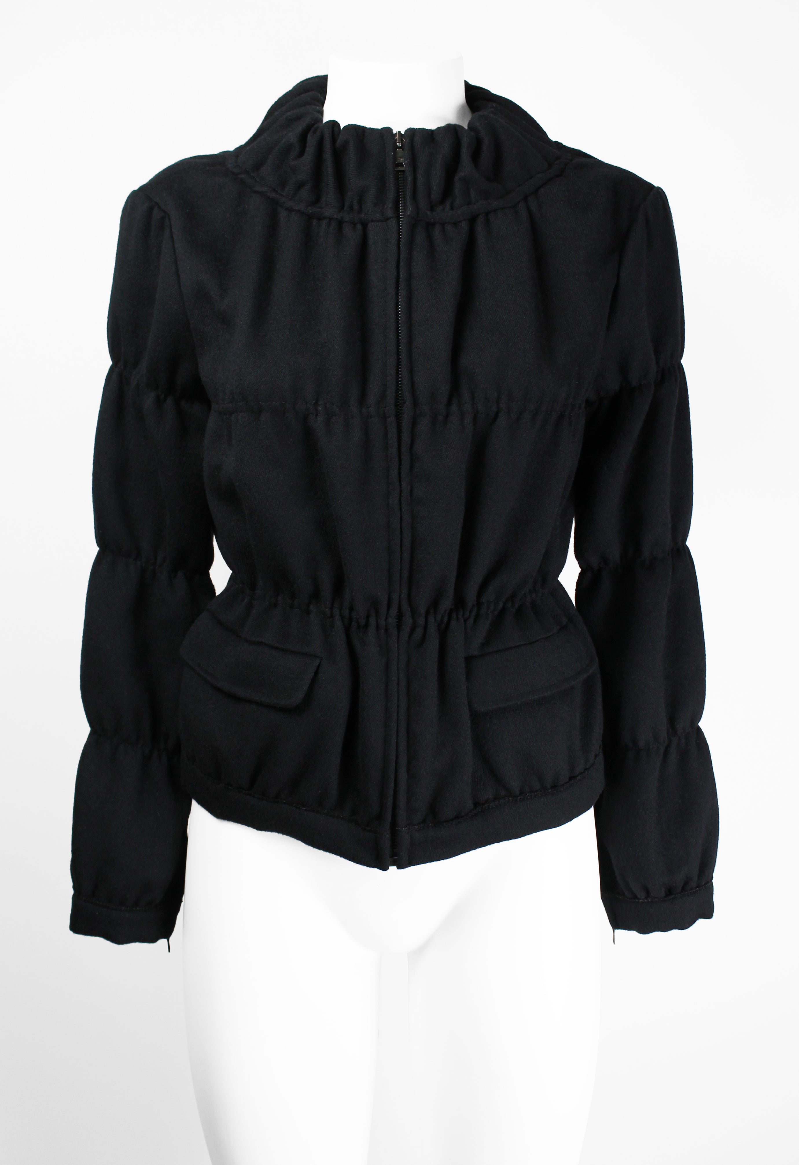 PRADA FW 2006 RUCHED WOOL JACKET