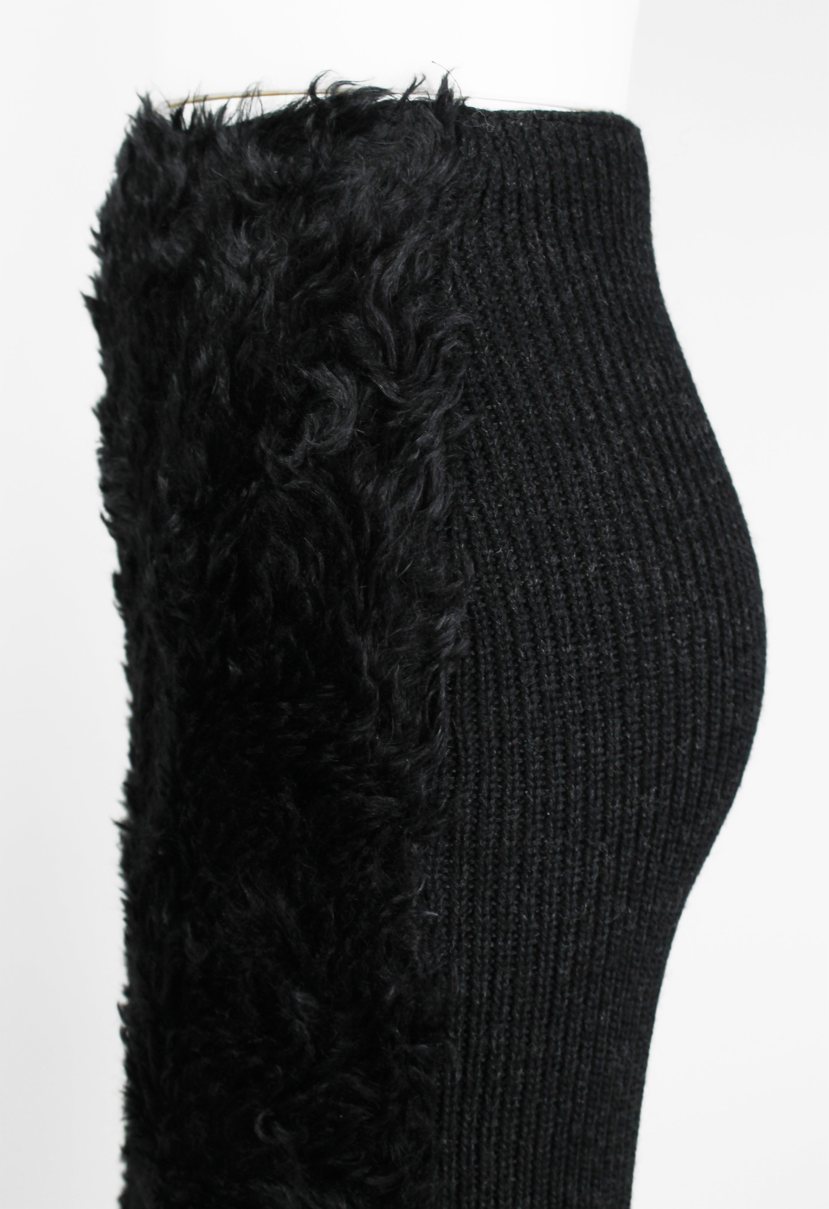 PRADA FW 2007 FAUX FUR MOHAIR SKIRT – THE 543