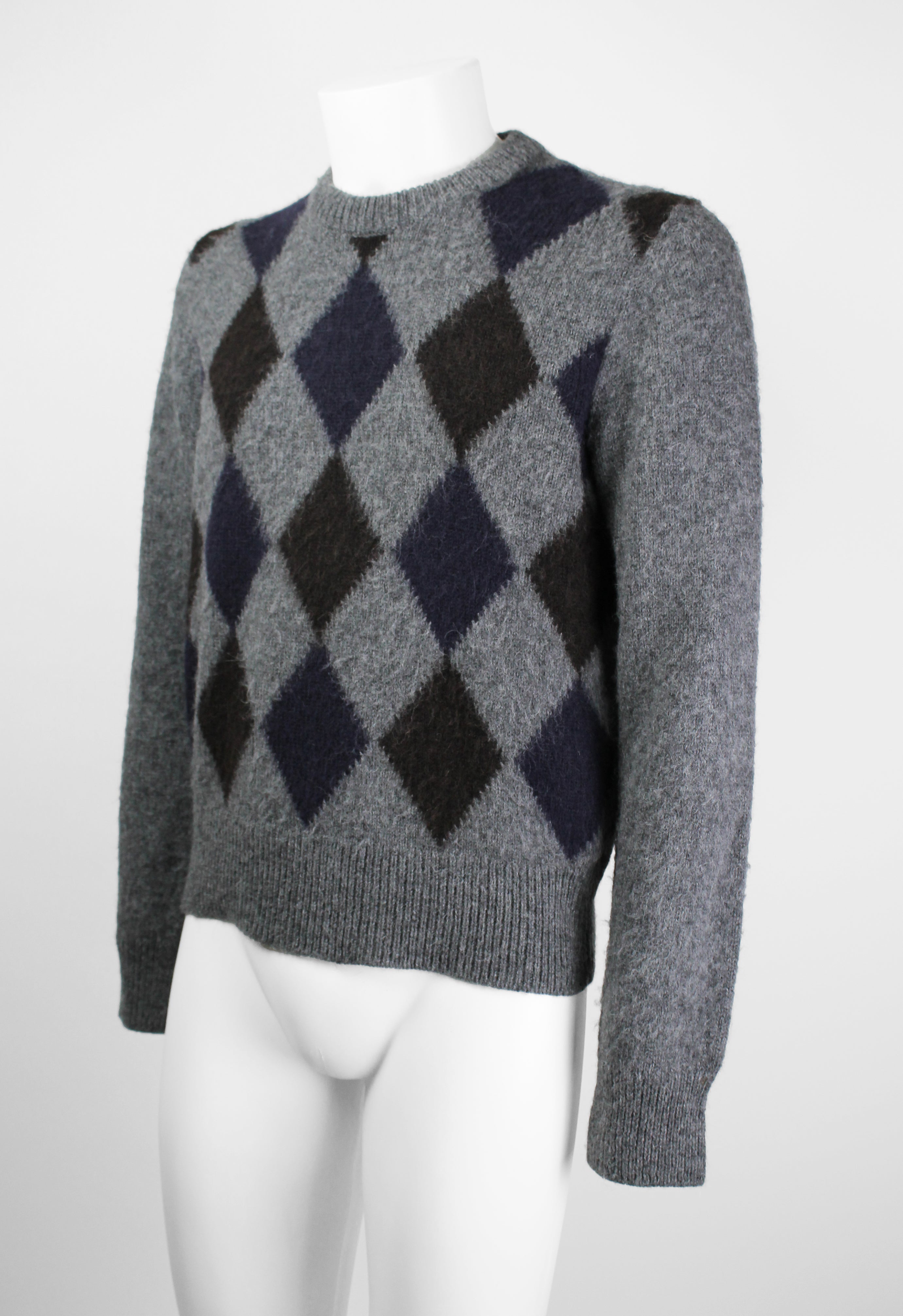 PRADA FW 2013 ARGYLE ALPACA KNIT