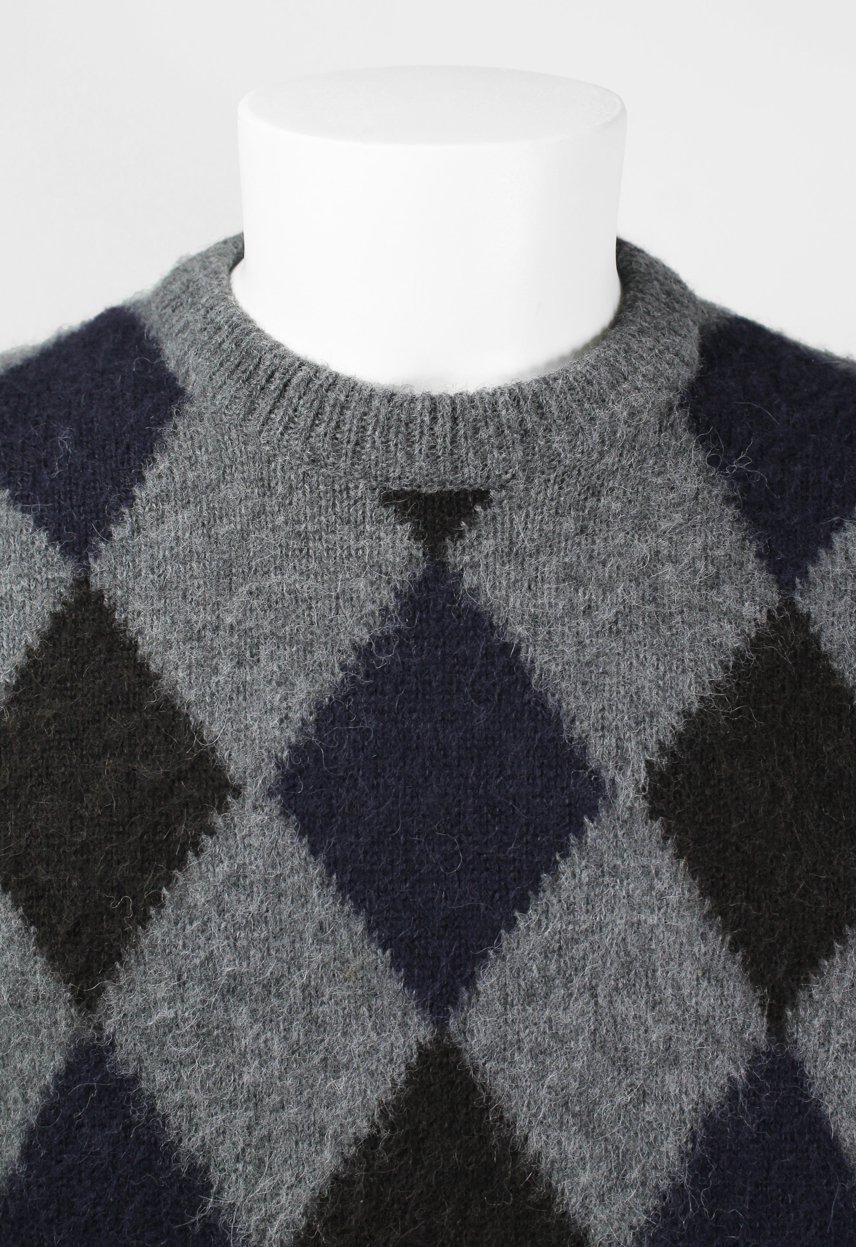 PRADA FW 2013 ARGYLE ALPACA KNIT