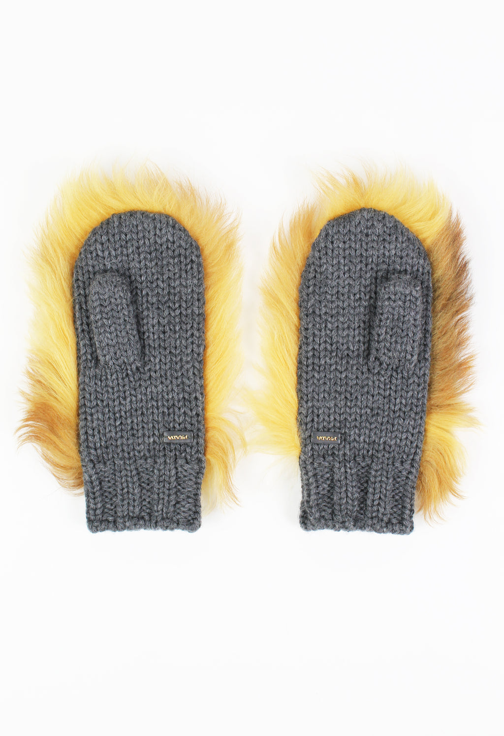 PRADA FW 2017 FUR MITTENS