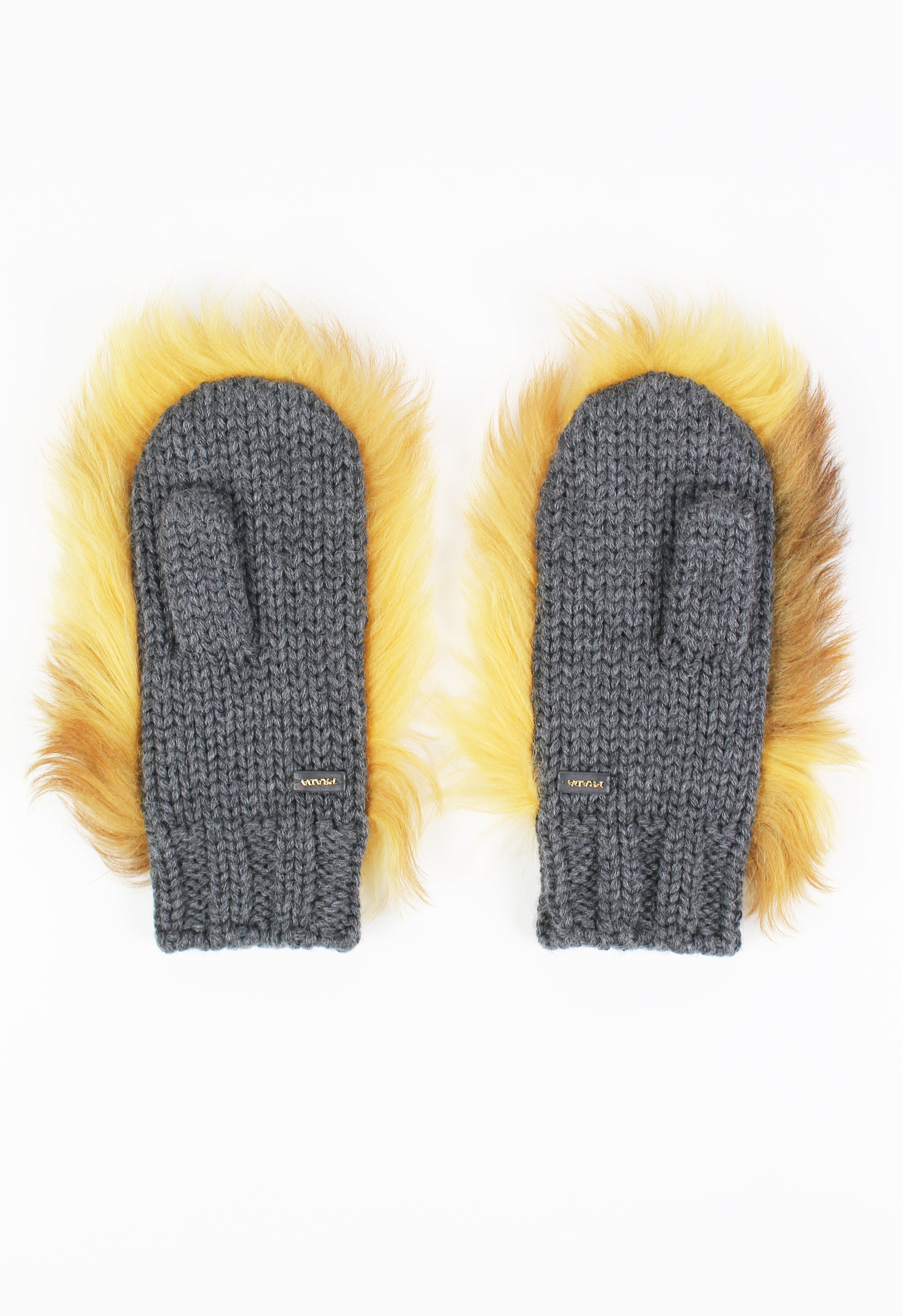 PRADA FW 2017 FUR MITTENS