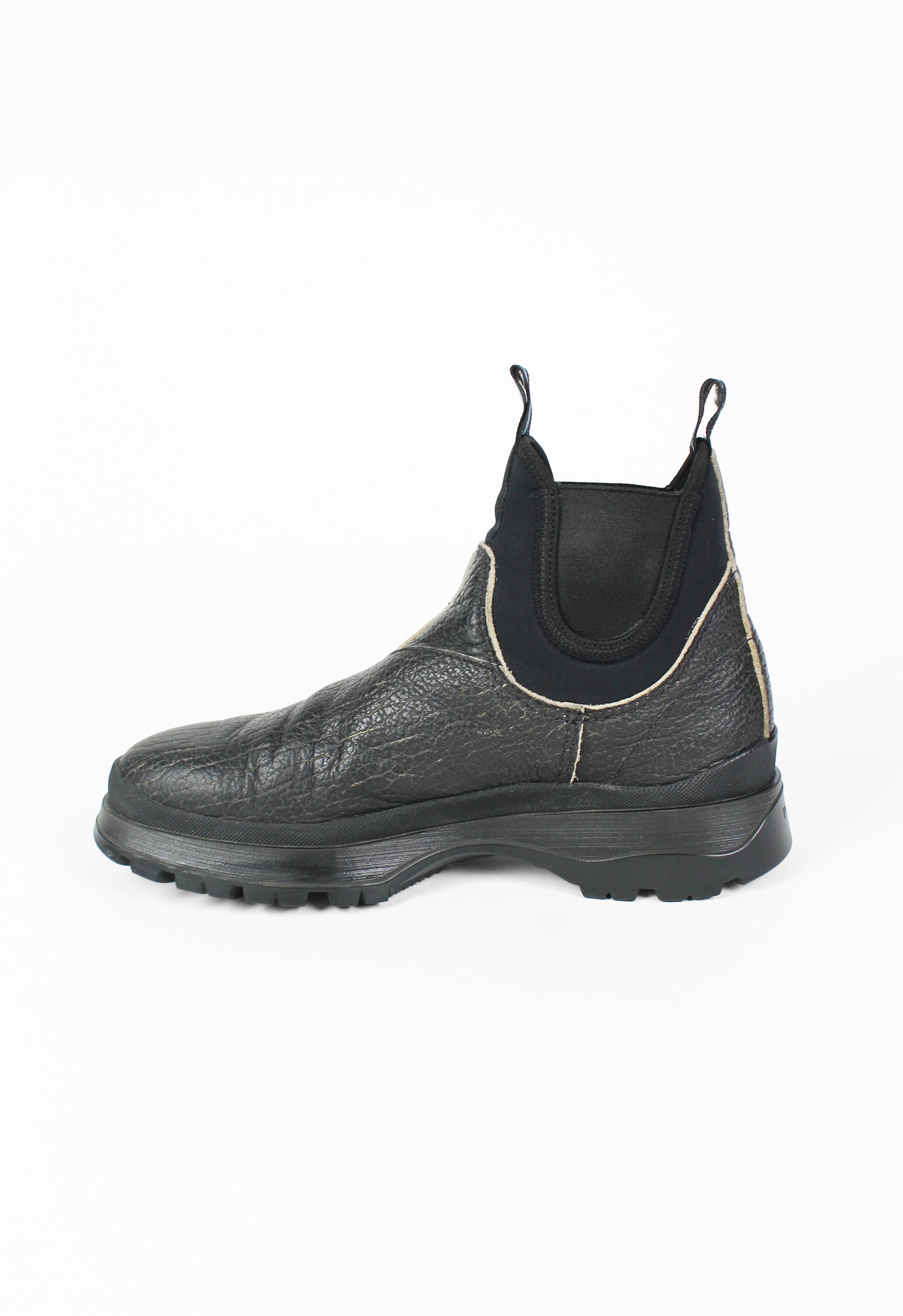 PRADA FW 2018 BRIXXEN CRACKED LEATHER BOOTS
