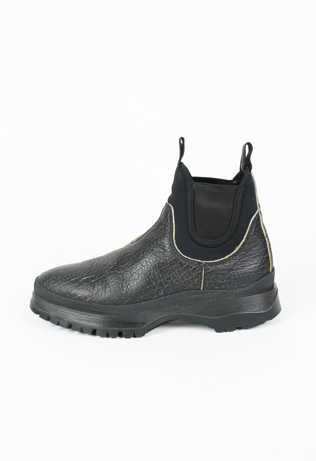 PRADA FW 2018 BRIXXEN CRACKED LEATHER BOOTS