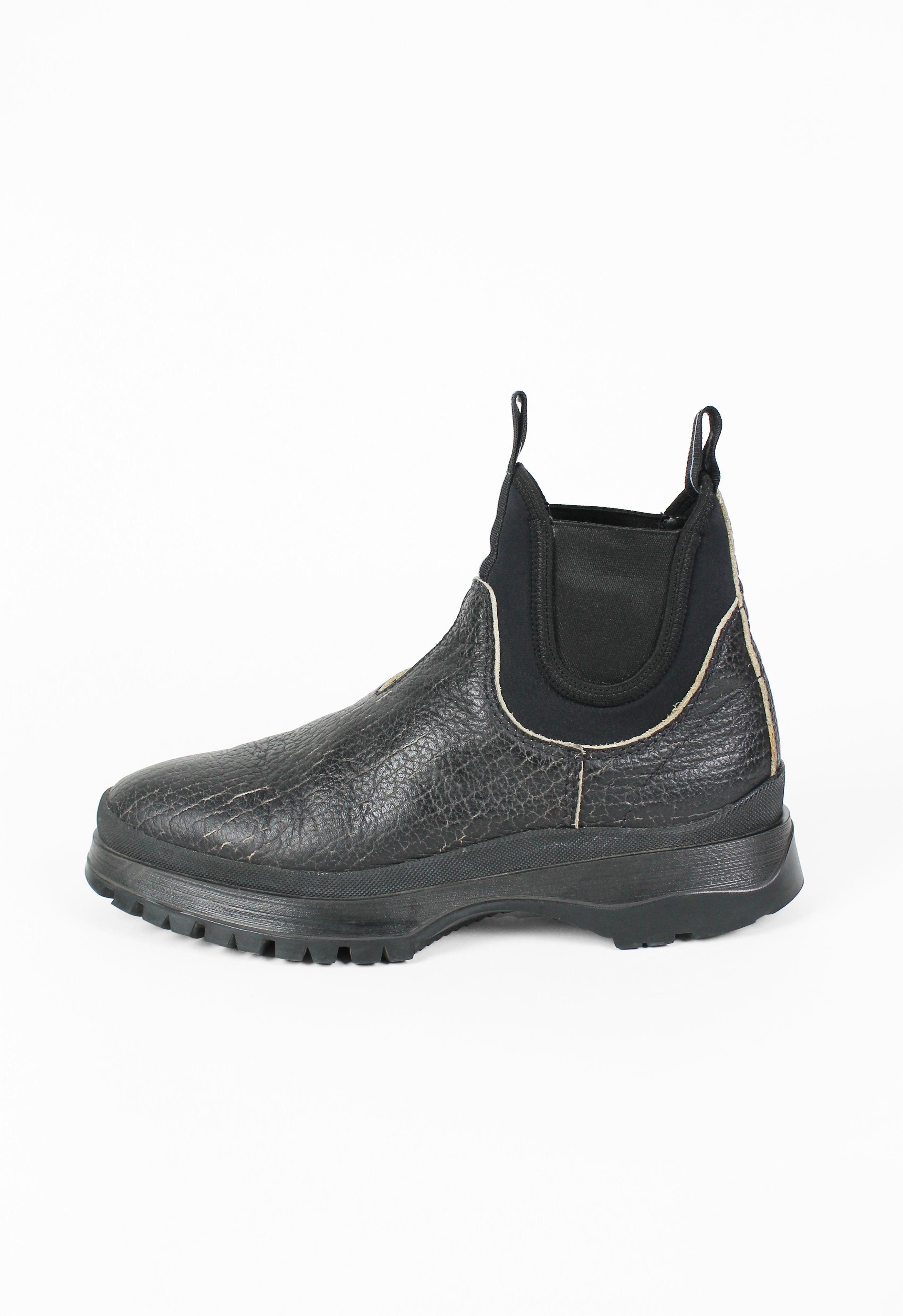 PRADA FW 2018 BRIXXEN CRACKED LEATHER BOOTS