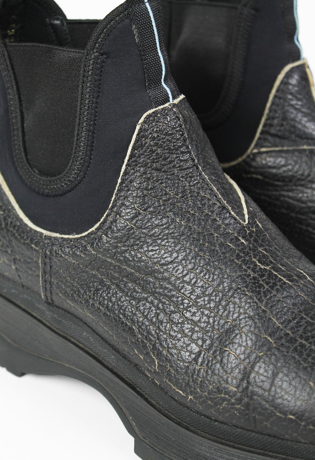 PRADA FW 2018 BRIXXEN CRACKED LEATHER BOOTS
