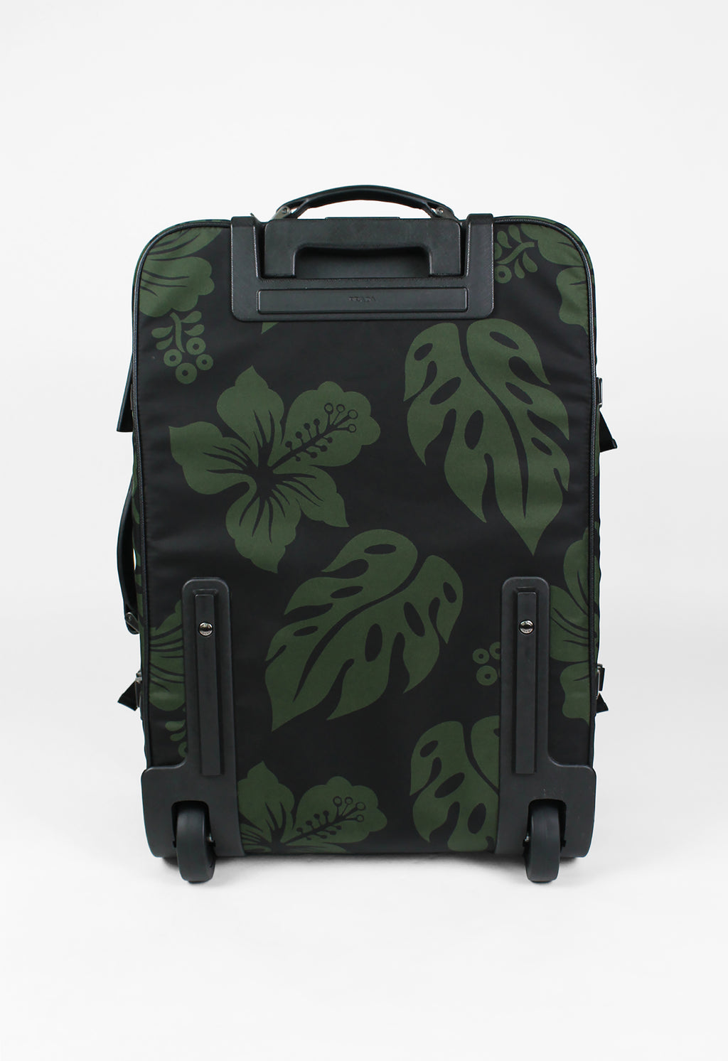 PRADA TESSUTO NYLON HIBISCUS SUITCASE