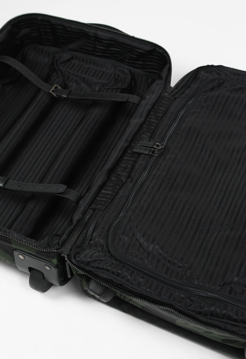 PRADA TESSUTO NYLON HIBISCUS SUITCASE