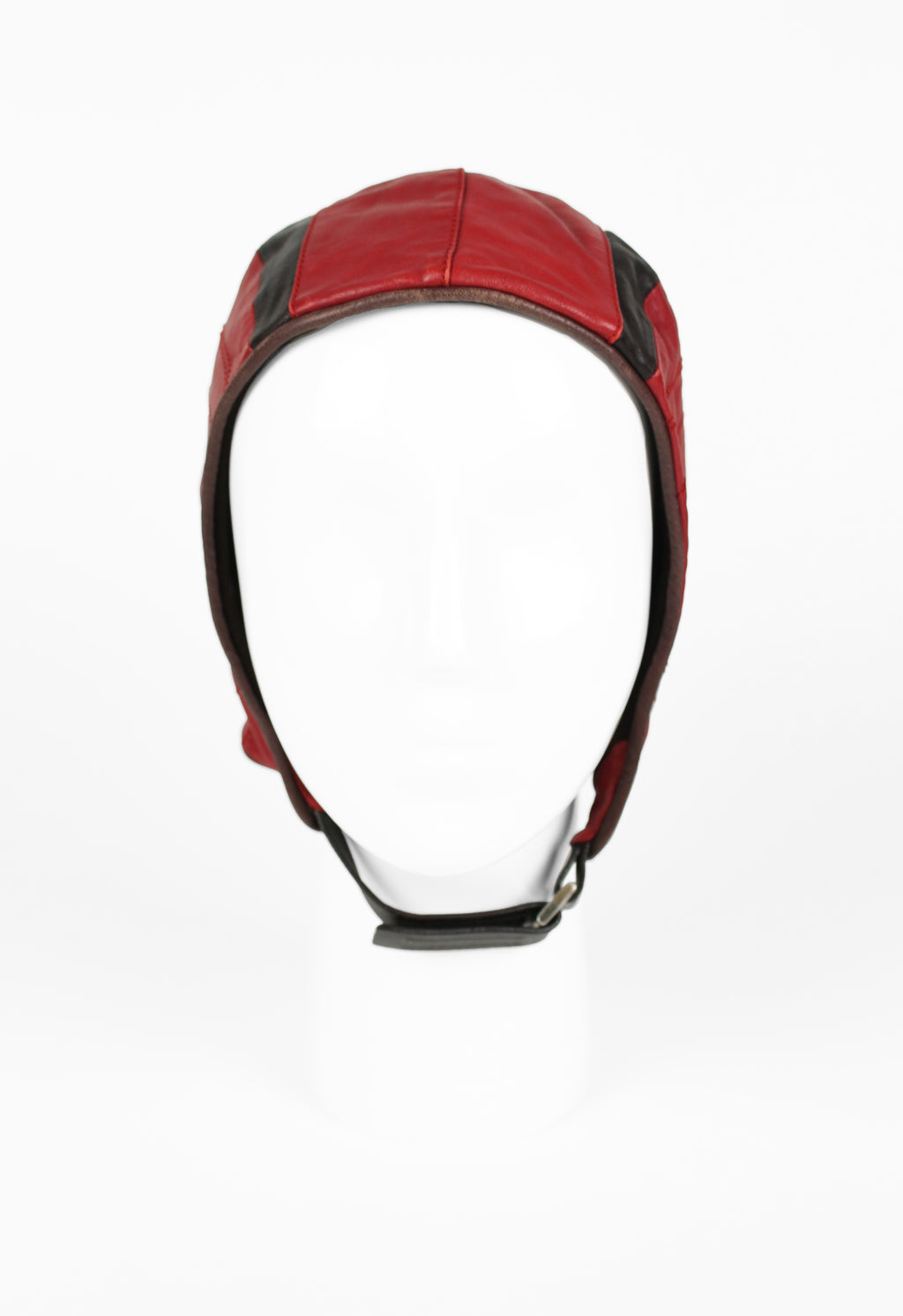 PRADA SS 2000 LEATHER FLIGHT CAP