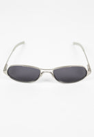 PRADA SS 2000 MATTE SILVER FROSTED SUNGLASSES
