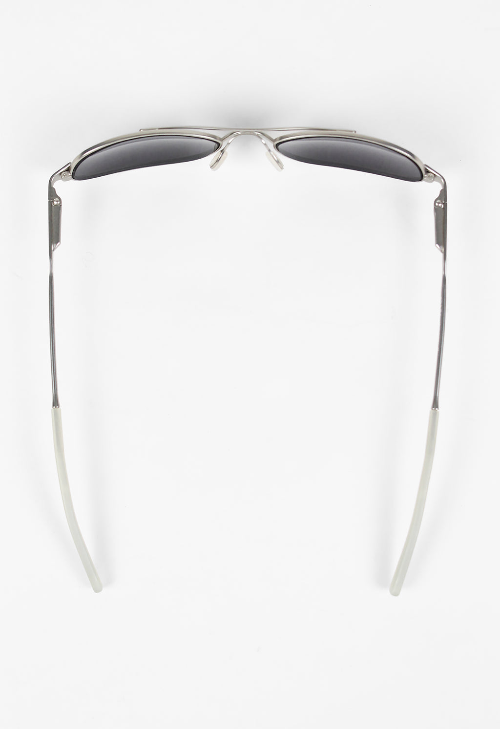 PRADA SS 2000 MATTE SILVER FROSTED SUNGLASSES
