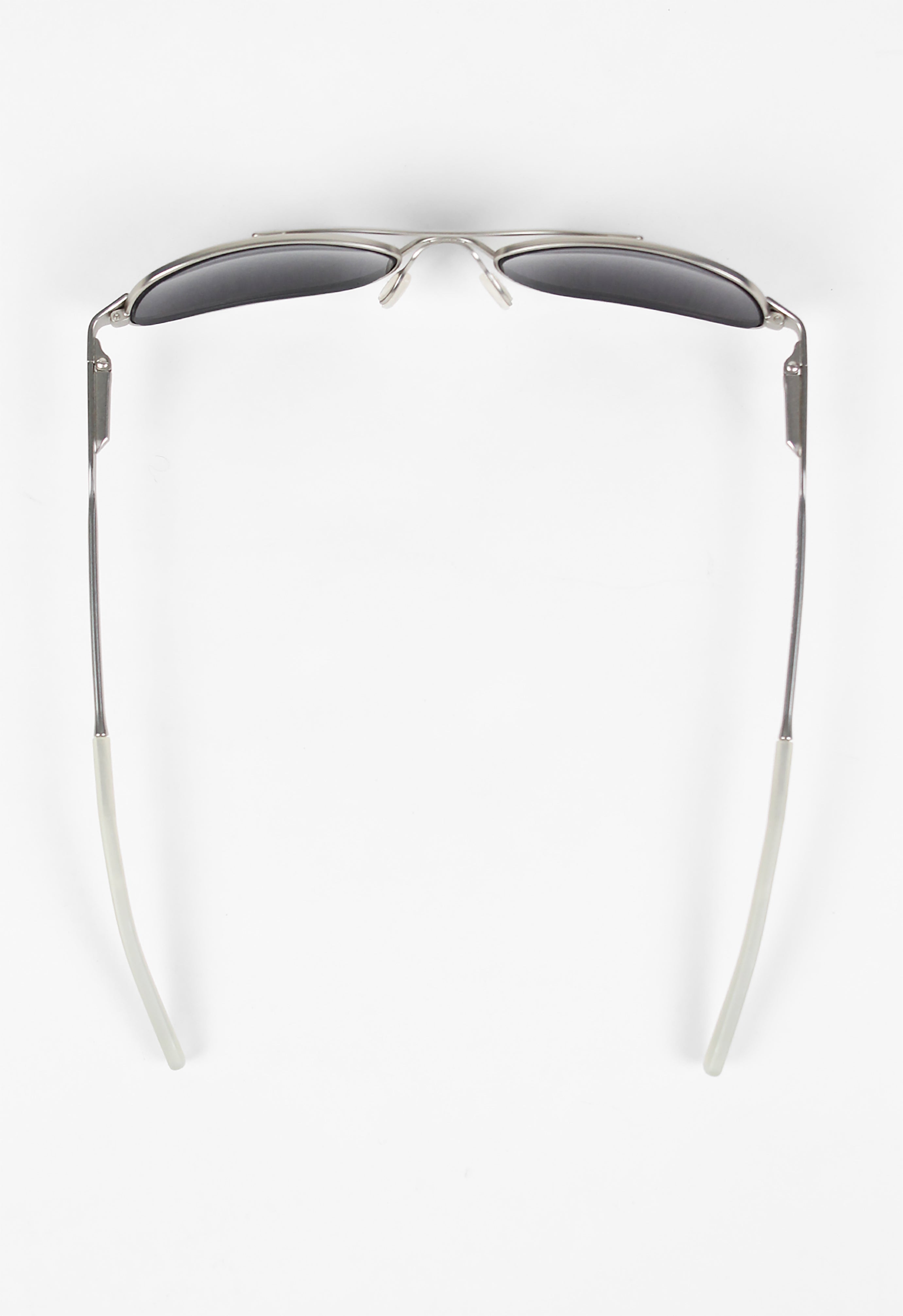 PRADA SS 2000 MATTE SILVER FROSTED SUNGLASSES