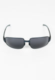 PRADA SS 2000 BLUE METALLIC SQUARE SUNGLASSES