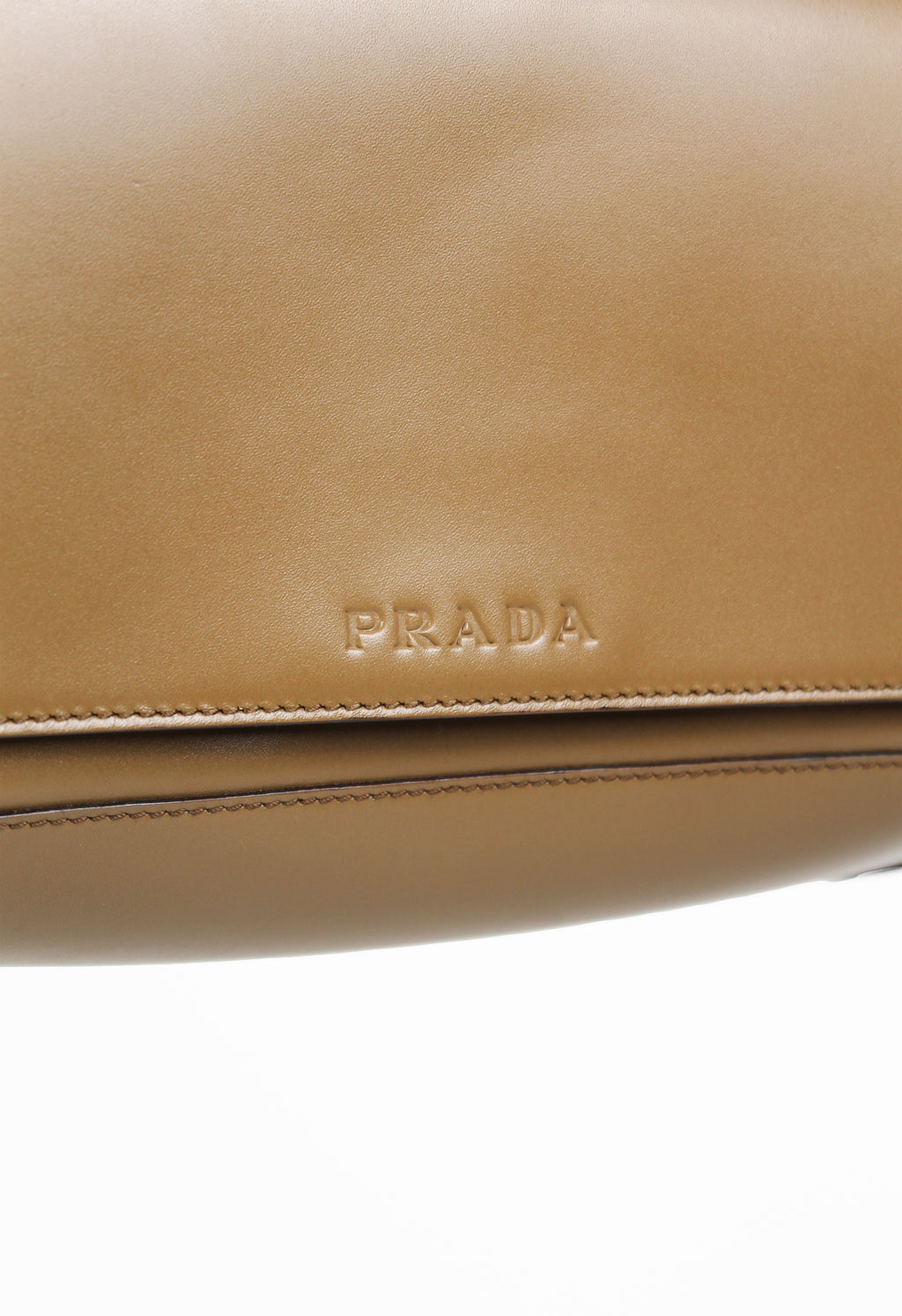 PRADA SS 1999 CAMEL LEATHER SHOULDER BAG