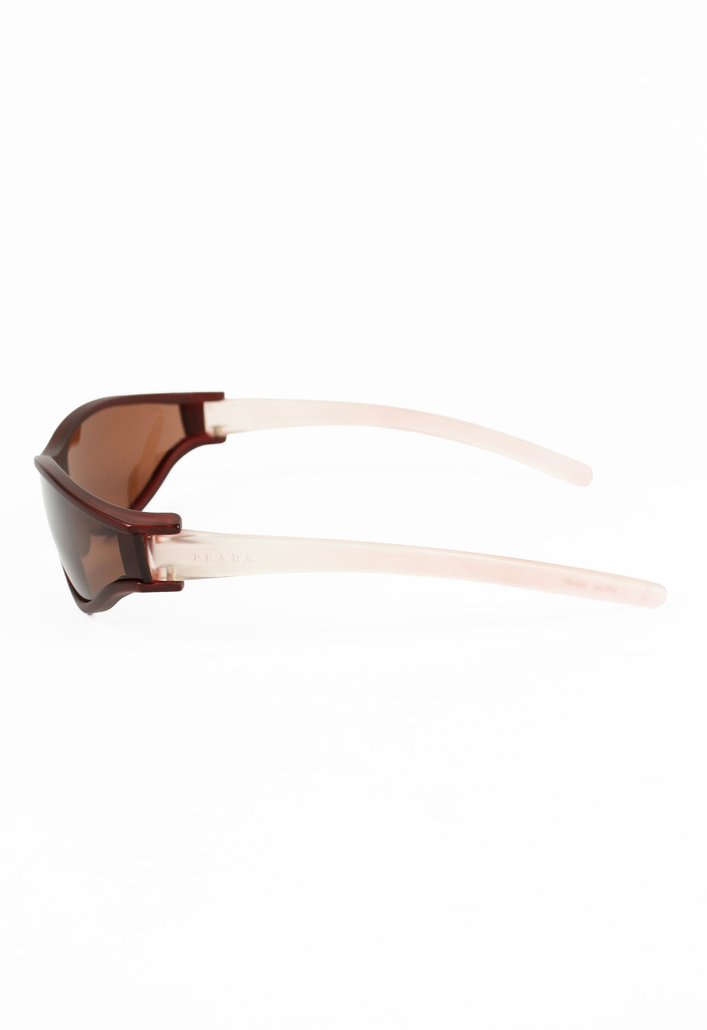 PRADA SS 2000 CURVED BI-COLOUR SUNGLASSES