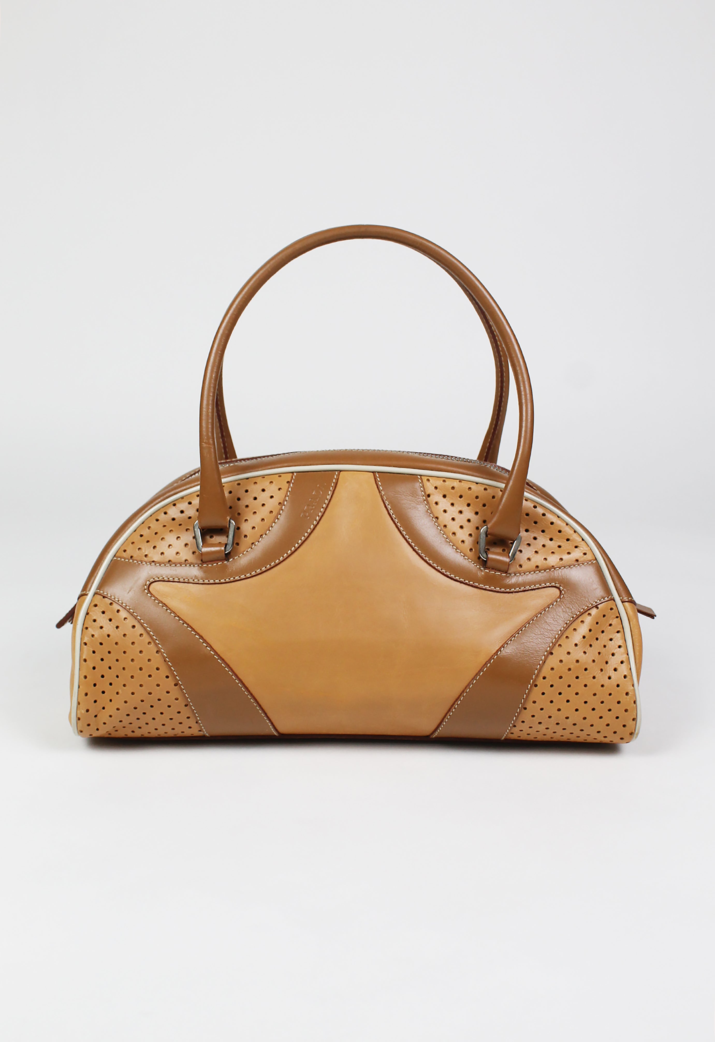 PRADA SS 2000 LEATHER BOWLING BAG – THE 543