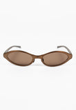 PRADA SS 2000 METALLIC BRONZE SUNGLASSES