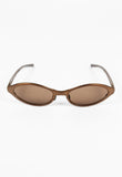 PRADA SS 2000 METALLIC BRONZE SUNGLASSES