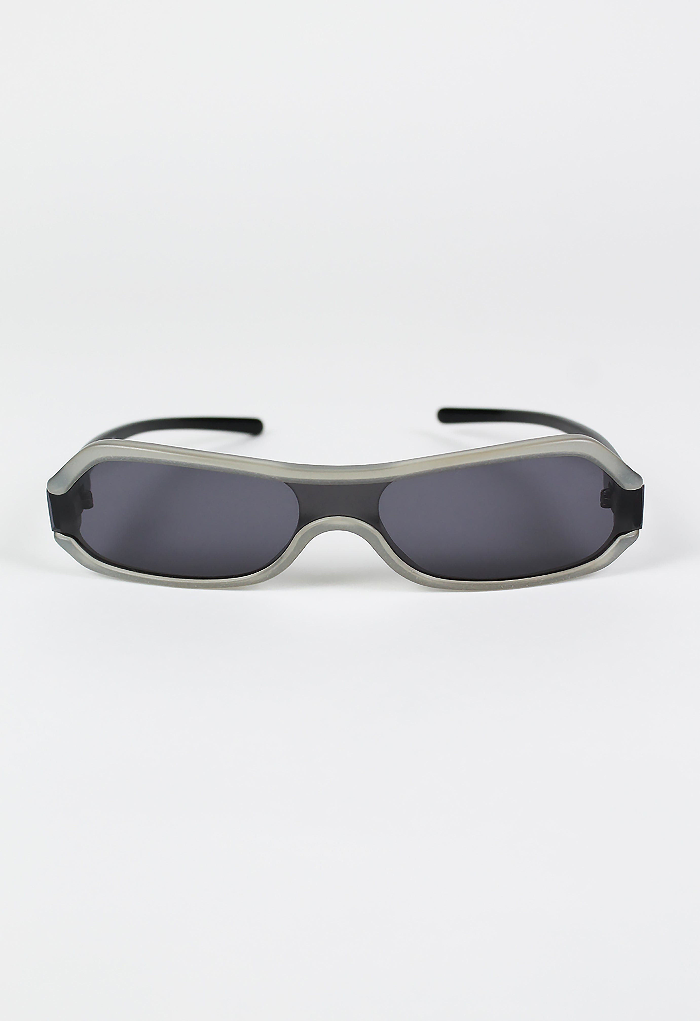小物 PRADA SS2000 Oval Sunglasses Prada - Prada Logo - Oval Sunglasses - Pale Gold Graphite