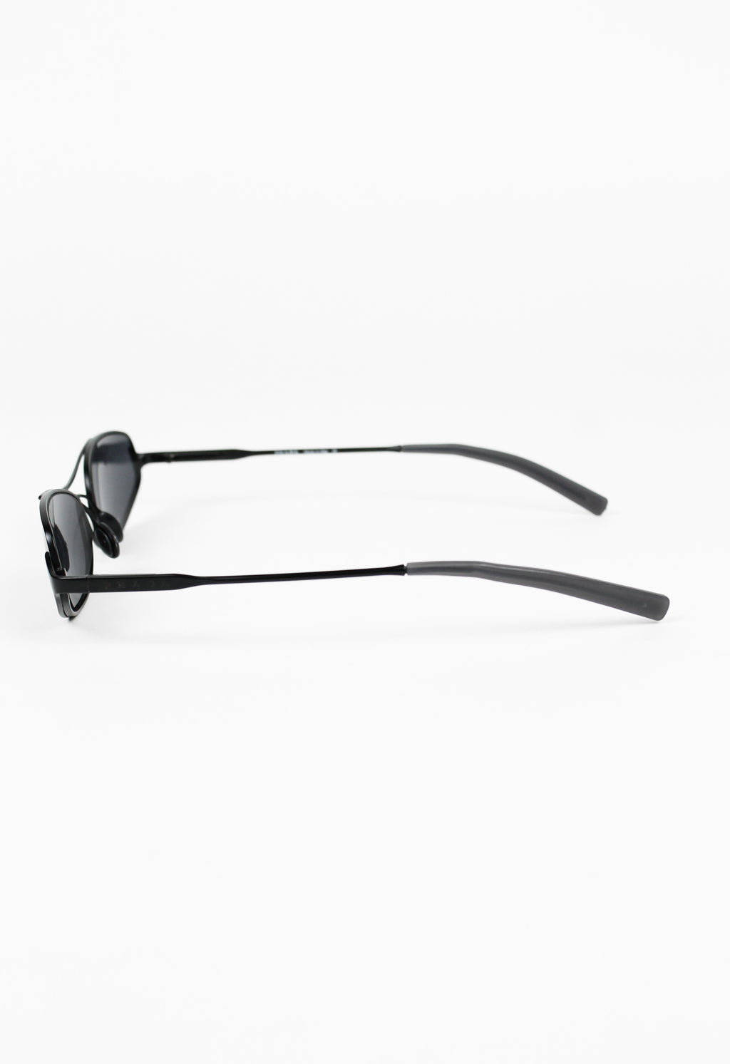 PRADA SS 2000 MATTE BLACK FROSTED SUNGLASSES
