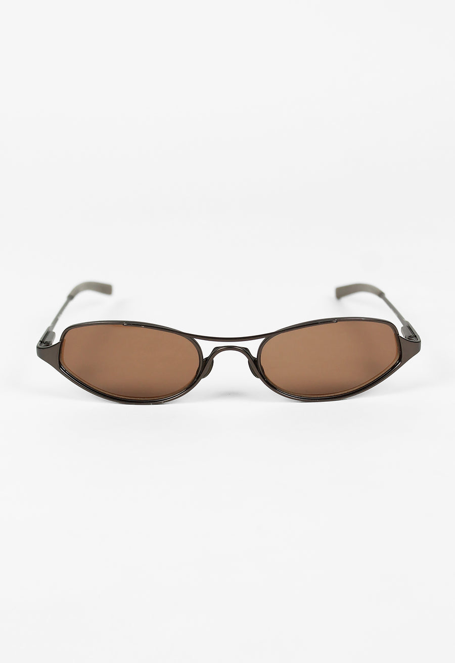 PRADA SS 2000 MATTE BROWN FROSTED SUNGLASSES – THE 543 