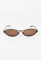 PRADA SS 2000 MATTE BROWN FROSTED SUNGLASSES