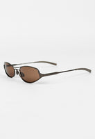 PRADA SS 2000 MATTE BROWN FROSTED SUNGLASSES