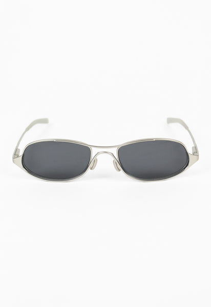 PRADA SS 2000 MATTE SILVER FROSTED SUNGLASSES