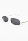 PRADA SS 2000 MATTE SILVER FROSTED SUNGLASSES