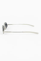 PRADA SS 2000 MATTE SILVER FROSTED SUNGLASSES