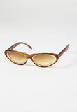 PRADA SS 2001 TWO TONE CARAMEL CAT EYE SUNGLASSES