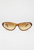 PRADA SS 2001 TWO TONE CARAMEL CAT EYE SUNGLASSES