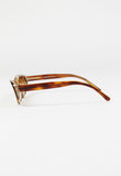 PRADA SS 2001 TWO TONE CARAMEL CAT EYE SUNGLASSES