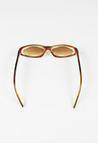 PRADA SS 2001 TWO TONE CARAMEL CAT EYE SUNGLASSES