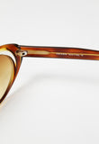 PRADA SS 2001 TWO TONE CARAMEL CAT EYE SUNGLASSES