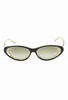 PRADA SS 2001 HORN-EFFECT CAT EYE SUNGLASSES