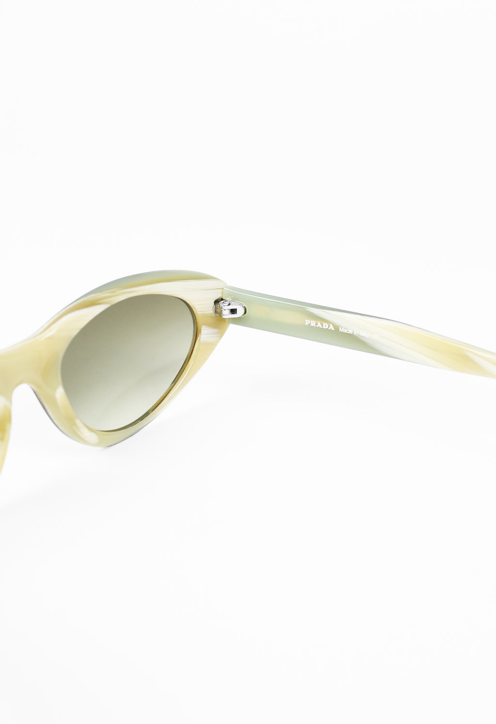 PRADA SS 2001 HORN-EFFECT CAT EYE SUNGLASSES
