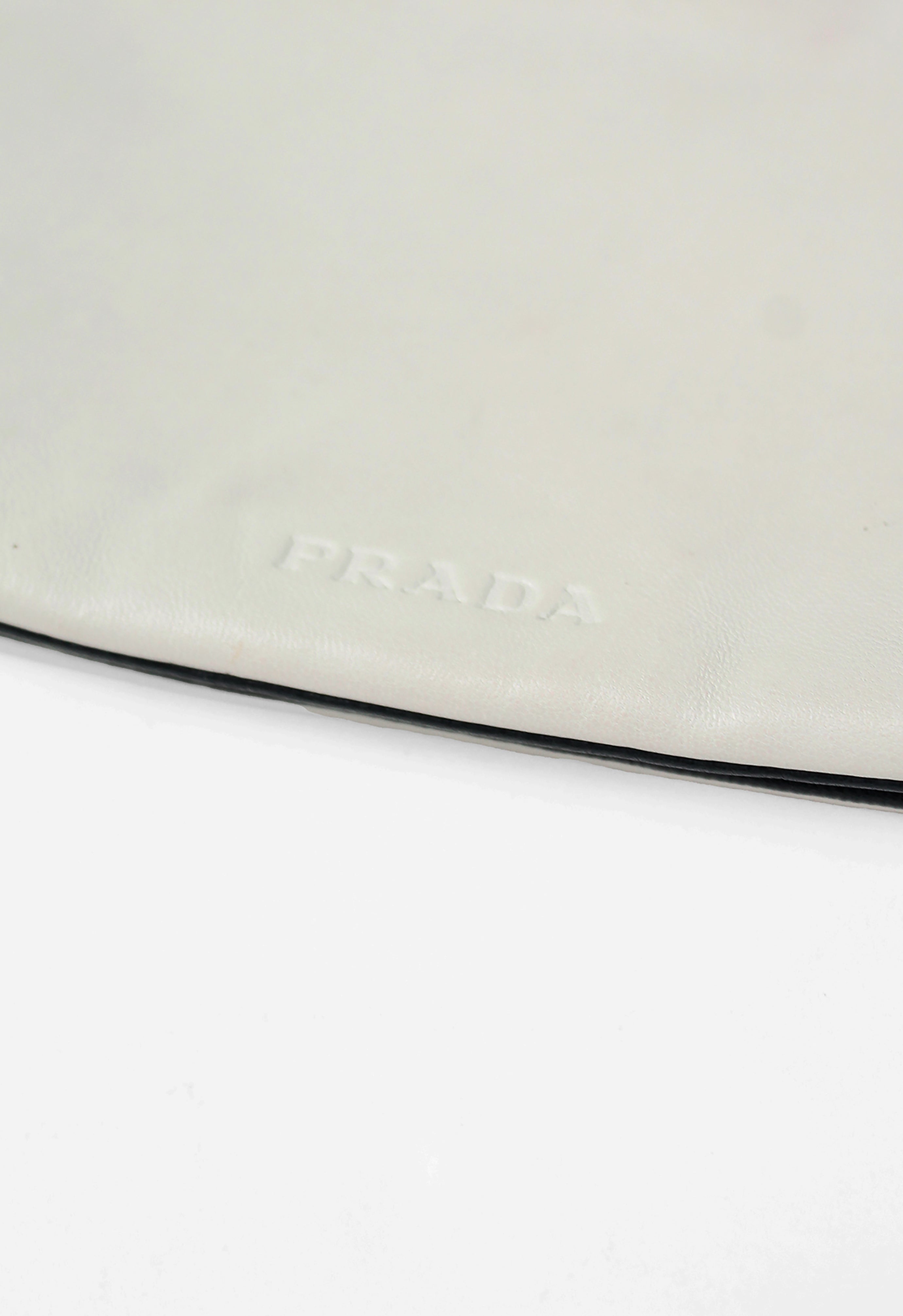 PRADA SS 2001 LEATHER FLAP BAG