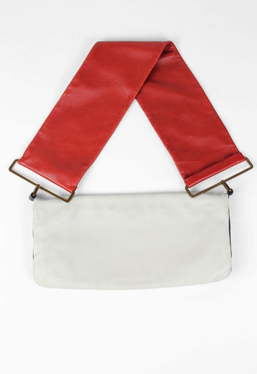 PRADA SS 2001 LEATHER FLAP BAG – THE 543