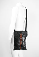 PRADA SS 2008 LEATHER BELTED CROSSBODY BAG